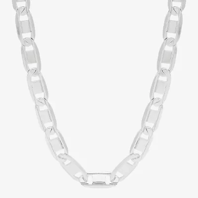 Made in Italy Unisex Adult Sterling Silver 22 Inch Chain Necklace