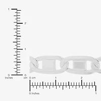 Made in Italy Unisex Adult Sterling Silver 22 Inch Chain Necklace