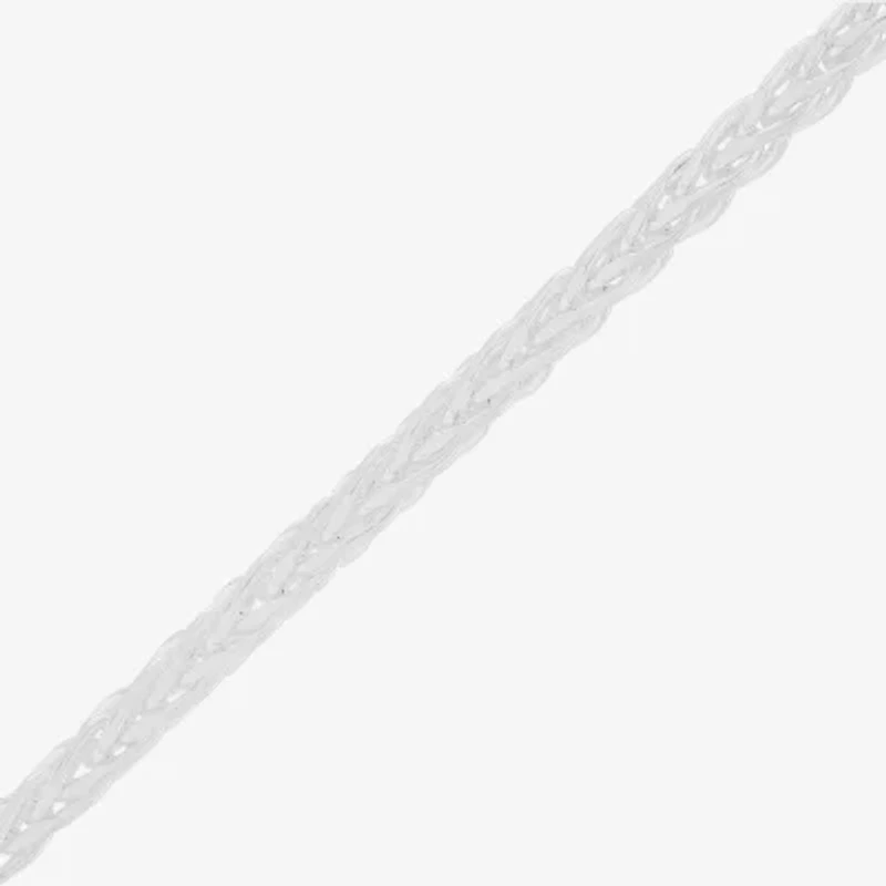 Made in Italy Mens Sterling Silver 22 Inch Wheat Chain Necklace