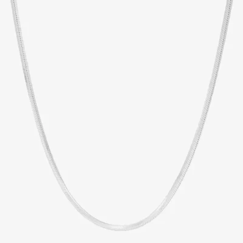 Made in Italy Womens Sterling Silver 30 Inch Snake Chain Necklace