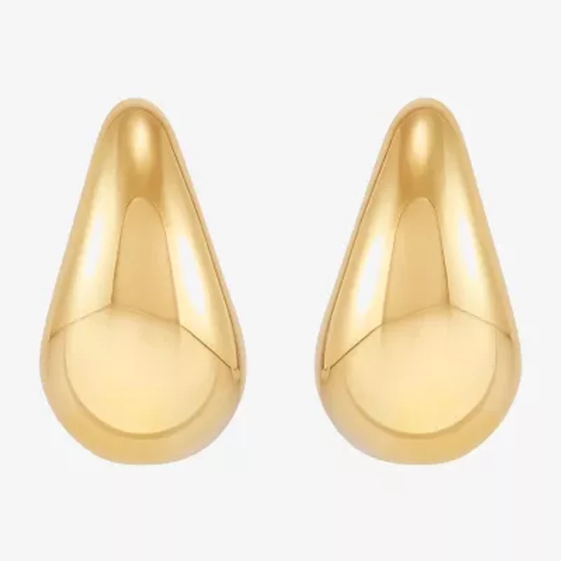 Silver Addiction Womens 14K Gold Over Silver 2 Pair Earring Set