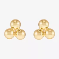 Silver Addiction Womens 14K Gold Over Silver 2 Pair Earring Set