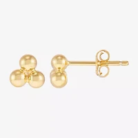 Silver Addiction Womens 14K Gold Over Silver 2 Pair Earring Set