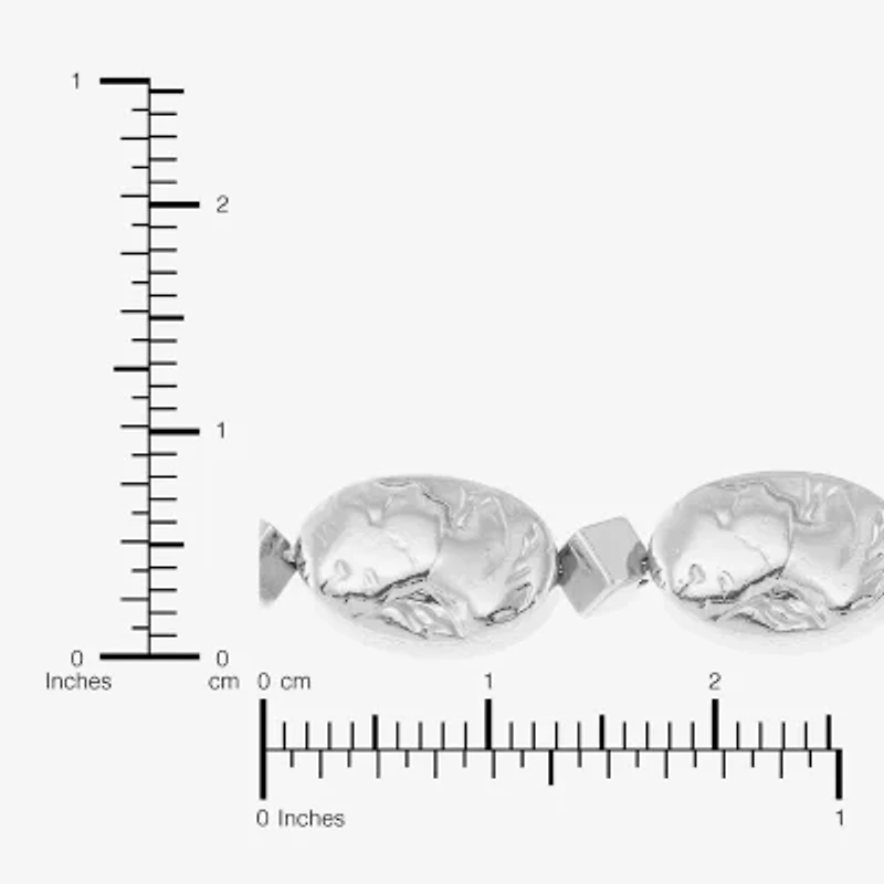 Silpada Silpada Womens Genuine White Hematite Sterling Silver Beaded Bracelet