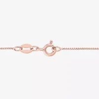 Womens 1/10 CT. T.W. Natural White Diamond Sterling Silver or 14K Gold Over Heart Pendant Necklace