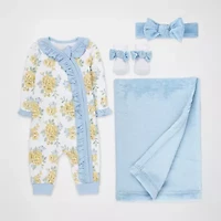 Baby Essentials Girls 4-pc. Clothing Set