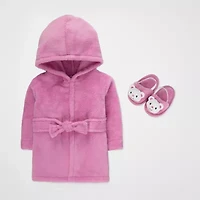 Baby Essentials 0-9 Month Baby Girls Knee Length Long Sleeve Robe