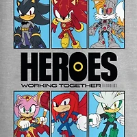 Little & Big Kid Boys Crew Neck Short Sleeve Regular Fit Sonic the Hedgehog Graphic T-Shirt