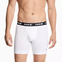 Nike All Day Cotton Stretch Mens 3 Pack Boxer Briefs Ke1310-001