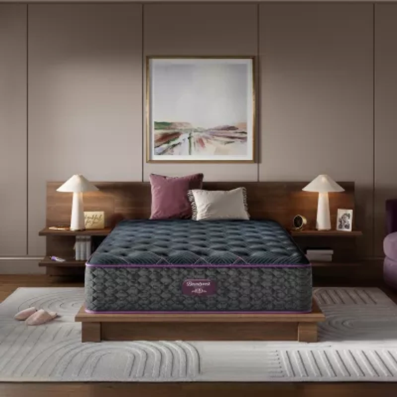 Beautyrest World Class Level Three 14.75" Plush Tight top - Mattress + Box Spring