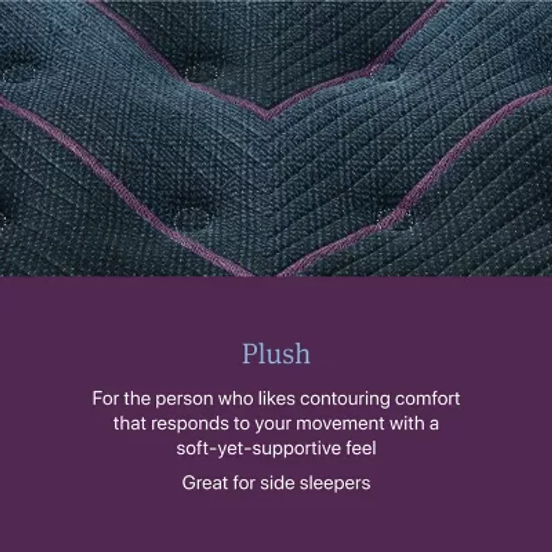 Beautyrest World Class Level Three 14.75" Plush Tight top - Mattress + Box Spring