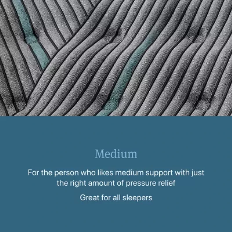 Beautyrest Level Two 14" Medium Tight top - Mattress + Box Spring