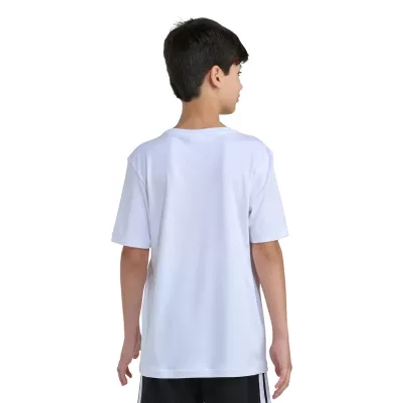 adidas Big Kid Boys Crew Neck Short Sleeve Active T-Shirt