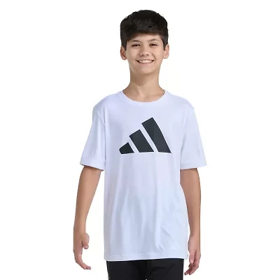 adidas Big Kid Boys Crew Neck Short Sleeve Active T-Shirt