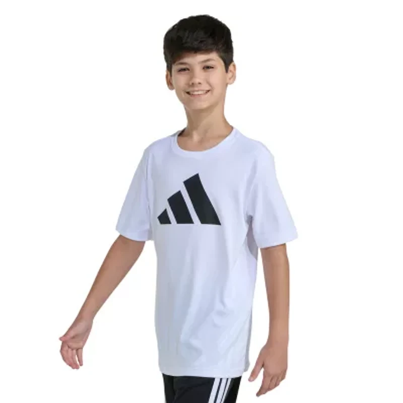 adidas Big Kid Boys Crew Neck Short Sleeve Active T-Shirt