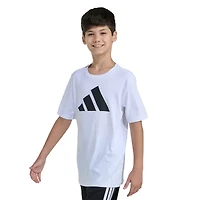 adidas Big Kid Boys Crew Neck Short Sleeve Active T-Shirt