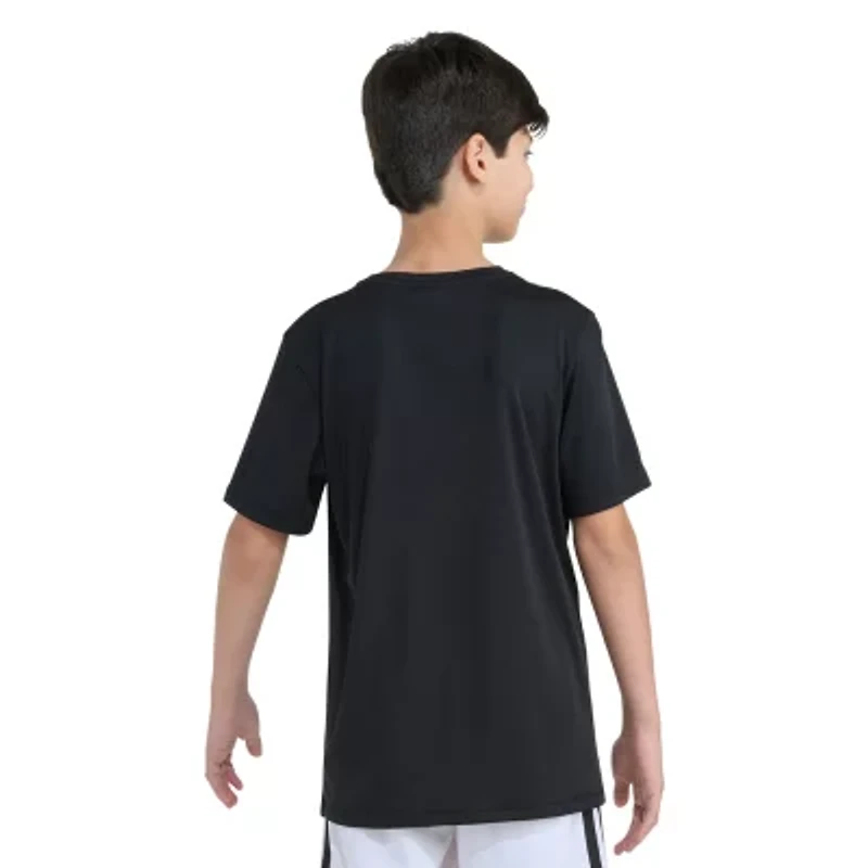adidas Big Kid Boys Crew Neck Short Sleeve Active T-Shirt