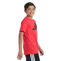 adidas Big Kid Boys Crew Neck Short Sleeve Active T-Shirt