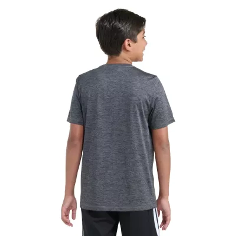 adidas Big Kid Boys Crew Neck Short Sleeve Active T-Shirt