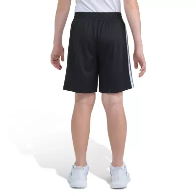 adidas Big Kid Boys Adjustable Waist Mid Rise Knit Pull-On Short