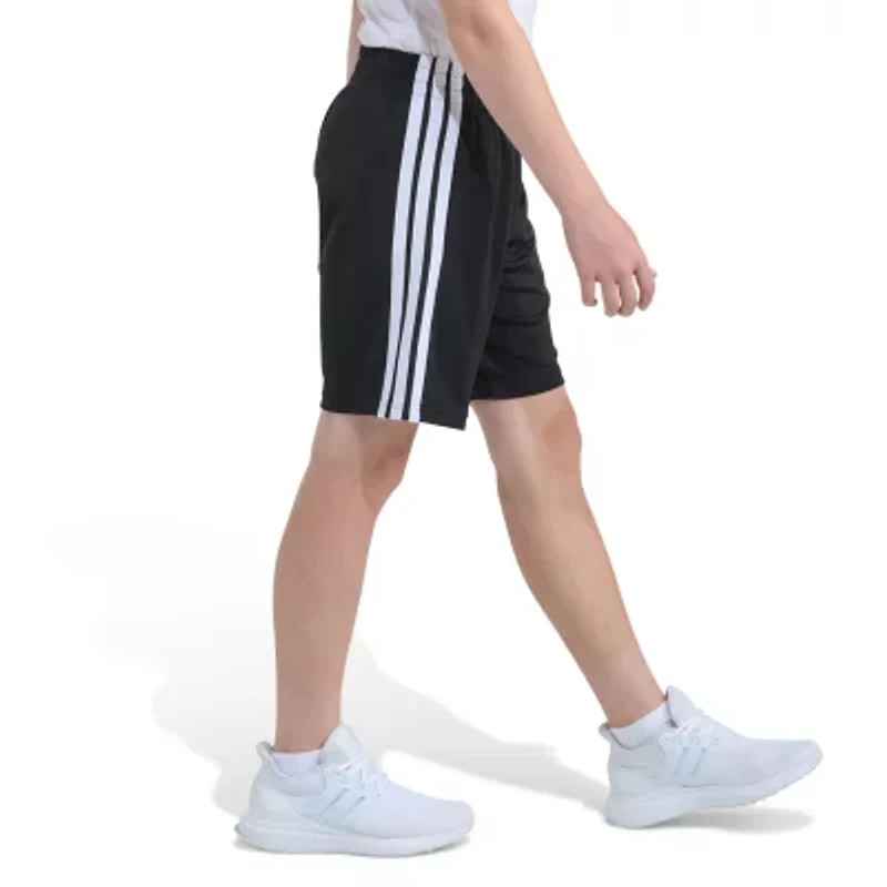 adidas Big Kid Boys Adjustable Waist Mid Rise Knit Pull-On Short