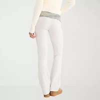 AEROPOSTALE Womens Mid Rise Knit Flare Juniors Full Length Leggings