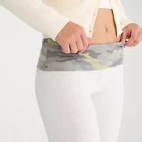 AEROPOSTALE Womens Mid Rise Knit Flare Juniors Full Length Leggings