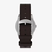 Timex Mens Brown Leather Strap Watch Tw2y12600jt