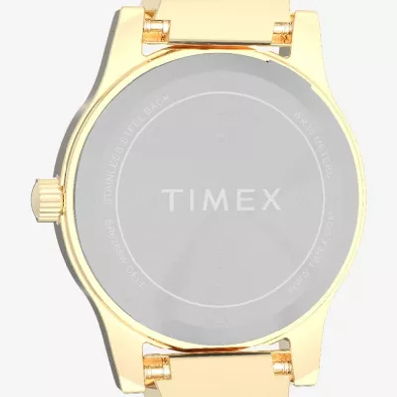 Timex Womens Gold Tone Stainless Steel Expansion Watch Tw2y39200jt