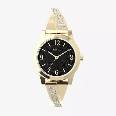 Timex Womens Gold Tone Stainless Steel Expansion Watch Tw2y39200jt