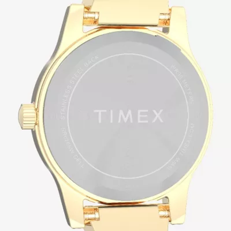 Timex Womens Gold Tone Stainless Steel Expansion Watch Tw2y39300jt