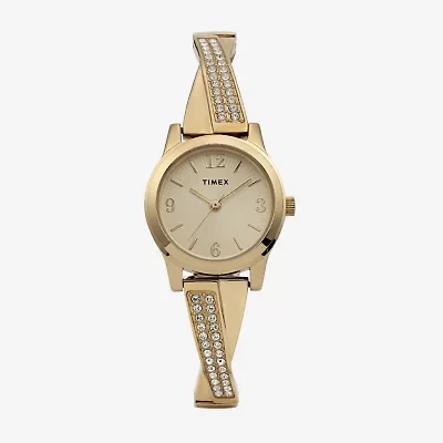 Timex Womens Gold Tone Stainless Steel Expansion Watch Tw2y39300jt