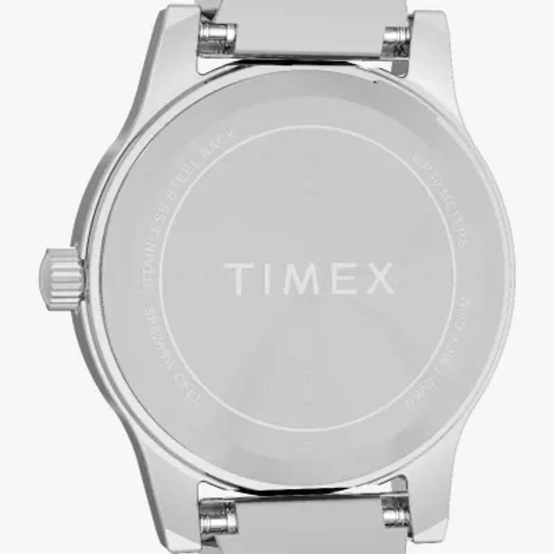 Timex Womens Silver Tone Stainless Steel Expansion Watch Tw2y39400jt
