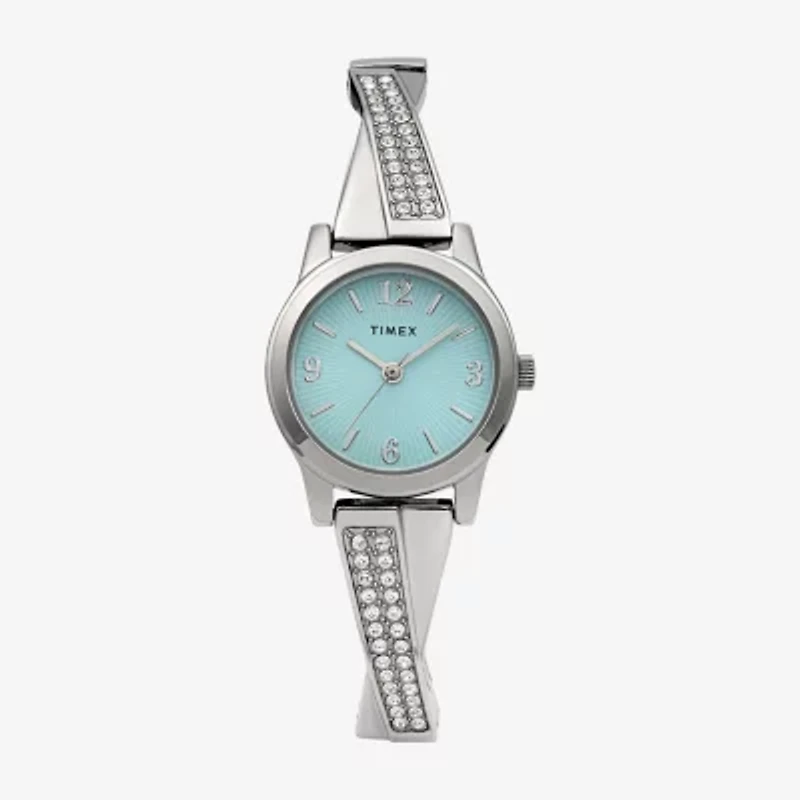 Timex Womens Silver Tone Stainless Steel Expansion Watch Tw2y39400jt