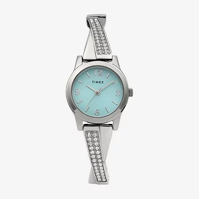 Timex Womens Silver Tone Stainless Steel Expansion Watch Tw2y39400jt