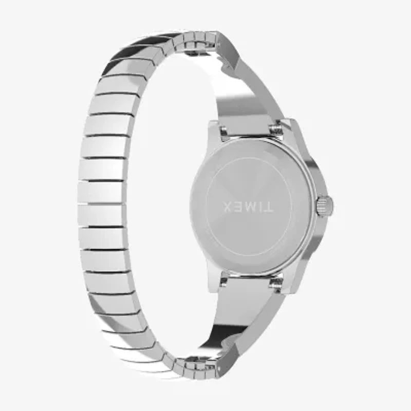 Timex Womens Silver Tone Stainless Steel Expansion Watch Tw2y39400jt