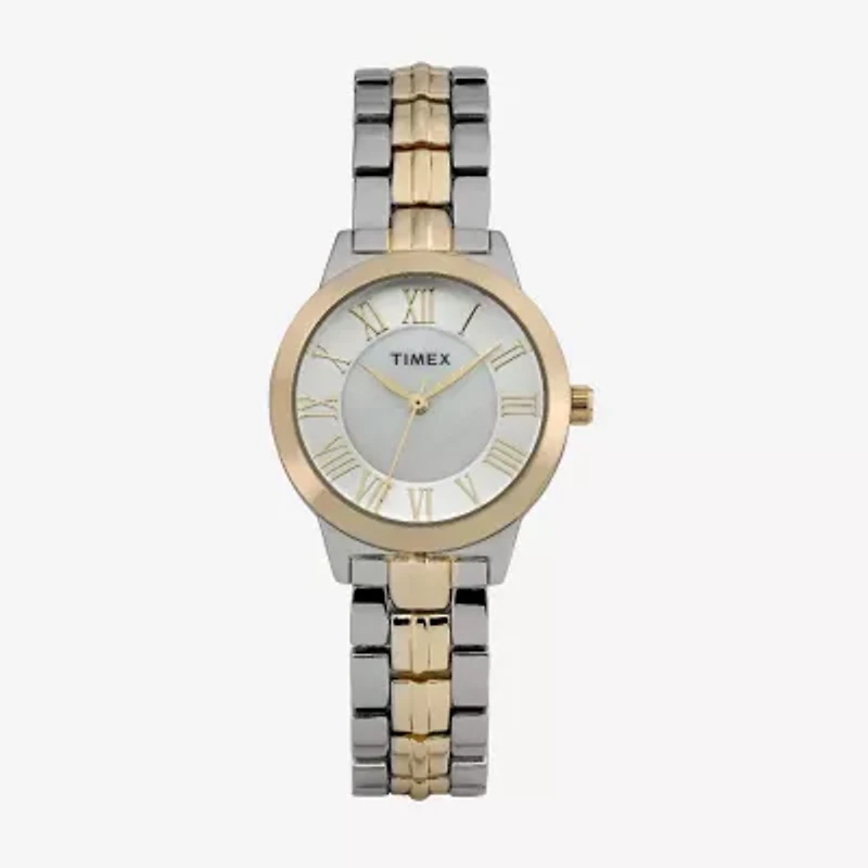 Timex Womens Two Tone Bracelet Watch Tw2y38300jt