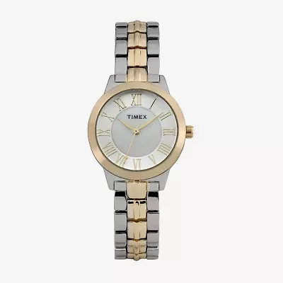 Timex Womens Two Tone Bracelet Watch Tw2y38300jt