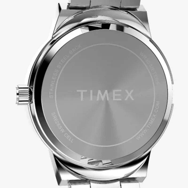 Timex Womens Silver Tone Bracelet Watch Tw2y38400jt