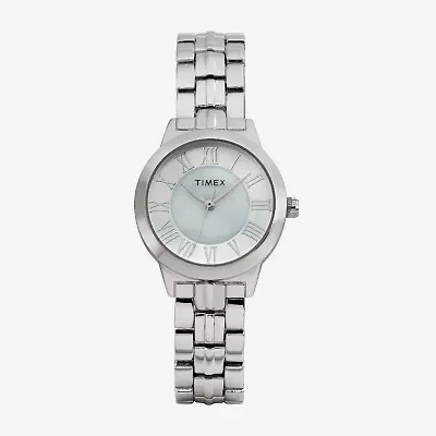 Timex Womens Silver Tone Bracelet Watch Tw2y38400jt