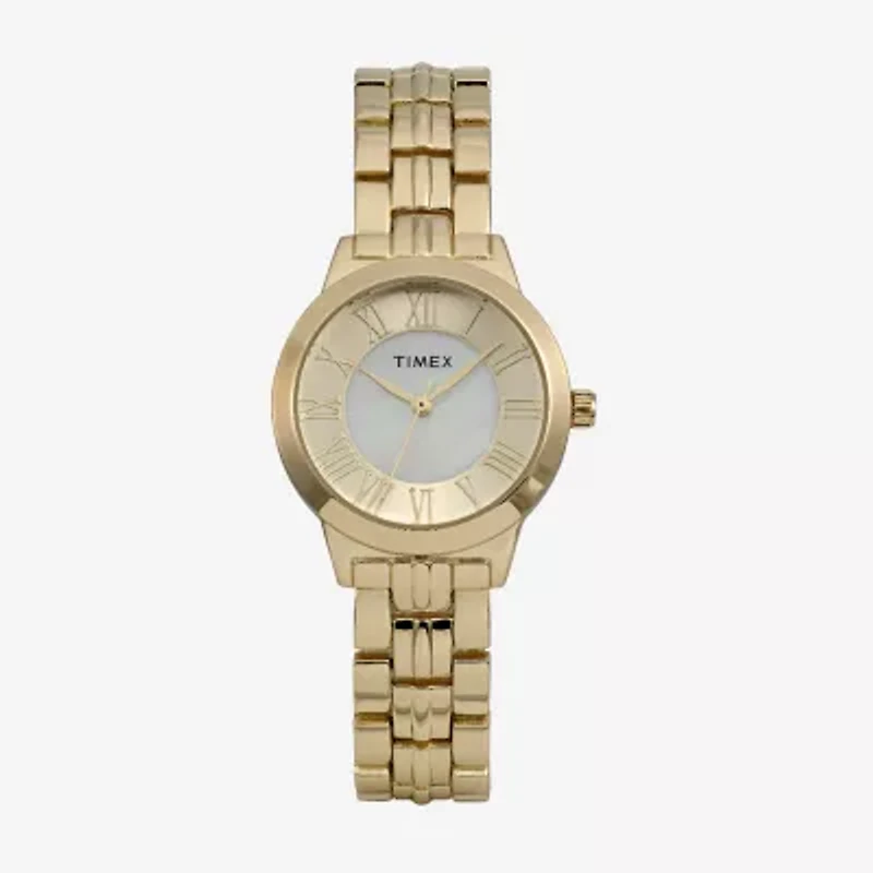 Timex Womens Gold Tone Bracelet Watch Tw2y38600jt