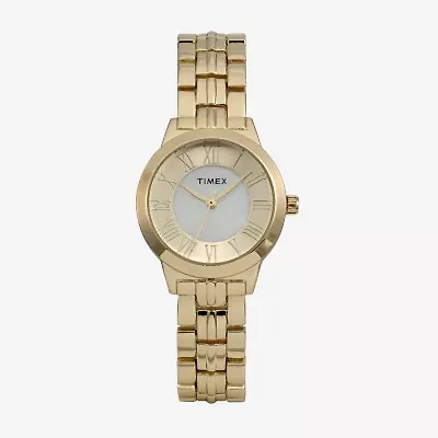 Timex Womens Gold Tone Bracelet Watch Tw2y38600jt