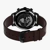 Timex Chicago Mens Brown Leather Strap Watch Tw2w13200ji