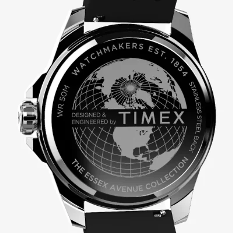 Timex Mens Black Strap Watch