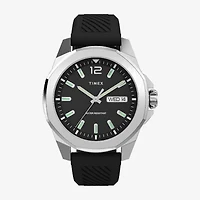 Timex Mens Black Strap Watch