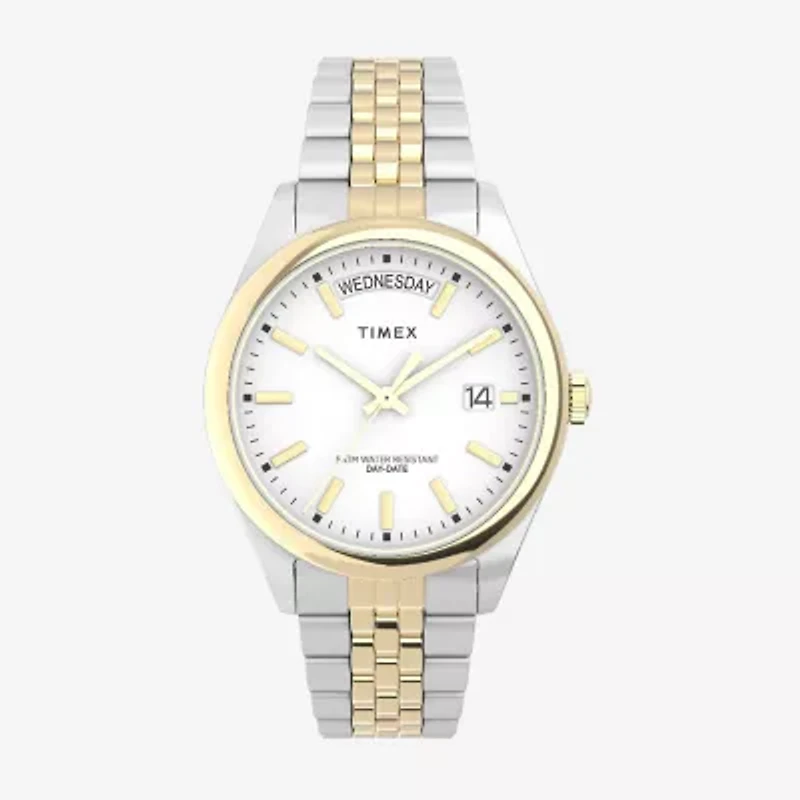 Timex Womens Two Tone Stainless Steel Bracelet Watch