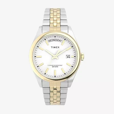 Timex Womens Two Tone Stainless Steel Bracelet Watch