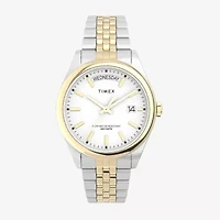 Timex Womens Two Tone Stainless Steel Bracelet Watch