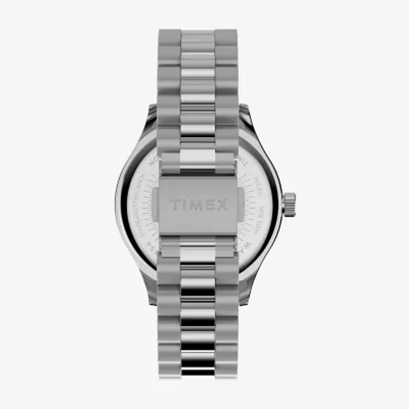 Timex Womens Silver Tone Stainless Steel Bracelet Watch