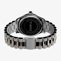 Timex Womens Two Tone Stainless Steel Bracelet Watch